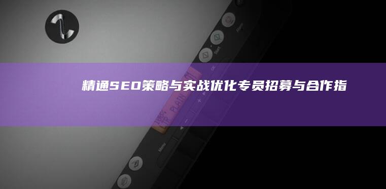 精通SEO策略与实战优化 专员招募与合作指南